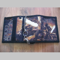 Amon Amarth  hrubá pevná textilná peňaženka s retiazkou a karabínkou