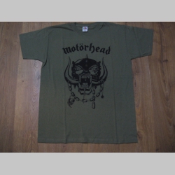 Motorhead olivové pánske tričko materiál 100% bavlna