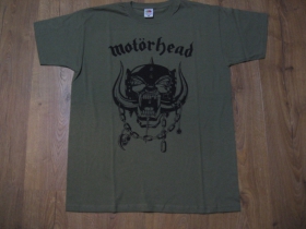 Motorhead olivové pánske tričko materiál 100% bavlna