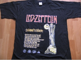 Led Zeppelin, pánske tričko čierne 100%bavlna 