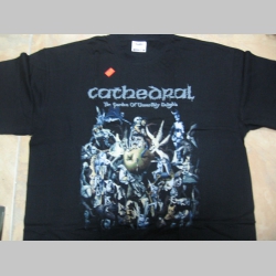 Cathedral pánske tričko čierne 100%bavlna 