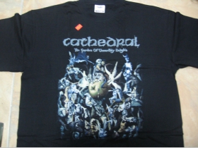 Cathedral pánske tričko čierne 100%bavlna 