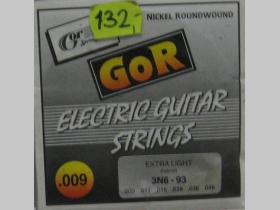 Struny Gor strings 3N6-93 na elektrickú gitaru hrúbka 009-046   Nickel Rounwound