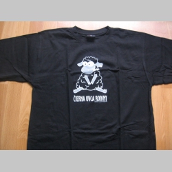 Čierna Ovca rodiny, čierne pánske tričko 100%bavlna - posledný kus veľkost XL