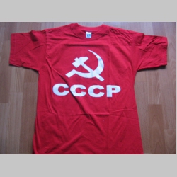 CCCP červené pánske tričko 100%bavlna 