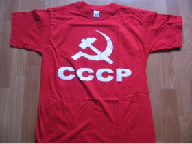 CCCP červené pánske tričko 100%bavlna 