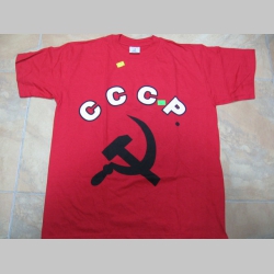 CCCP červené pánske tričko 100%bavlna 