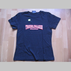 Troublemaker GT-3 čierne dámske tričko 100%bavlna 