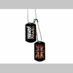 Asking Alexandria kovový prívesok na krk "Dog Tag" s dvomi známkami a s dvomi farebnými motívmi