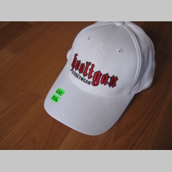 Hooligan šiltovka CAP 008 biela s vyšívaným logom 100%bavlna