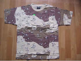 Tričko pánske vojenské - púštne 100%bavlna