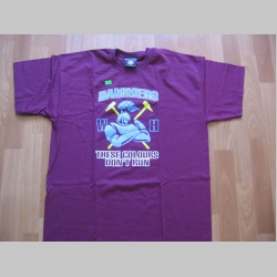 Hammers - West Ham United - bordové pánske tričko 100%bavlna