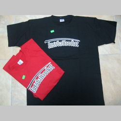 Tričko - Fussballrocker - červené a čierne pánske tričko 100%bavlna 