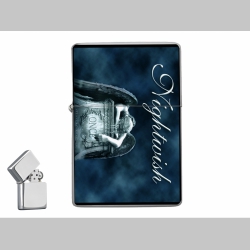 Nightwish doplňovací benzínový zapalovač s vypalovaným obrázkom (balené v darčekovej krabičke)