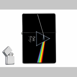Pink Floyd doplňovací benzínový zapalovač s vypalovaným obrázkom