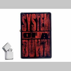 System of a Down - doplňovací benzínový zapalovač s vypalovaným obrázkom