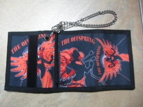 Offspring, hrubá pevná textilná peňaženka s retiazkou a karabínkou