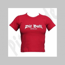 Pit Bull G0703 červené dámske tričko 100%bavlna 
