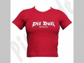 Pit Bull G0703 červené dámske tričko 100%bavlna 