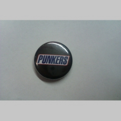 Punkers, odznak priemer 25mm
