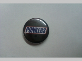 Punkers, odznak priemer 25mm