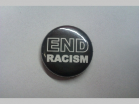 End Racism, odznak priemer 25mm