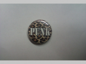 Punk Leopard, odznak priemer 25mm