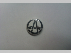Anarchy, odznak priemer 25mm