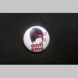 Anti Emo, odznak priemer 25mm