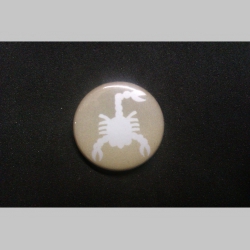 Znamenie škorpión, odznak priemer 25mm