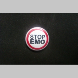 Stop Emo, odznak priemer 25mm
