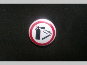 Stop Fajčeniu, odznak priemer 25mm