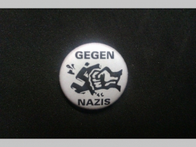 Gegen Nazis, odznak priemer 25mm