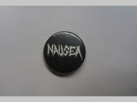 Nausea, odznak priemer 25mm