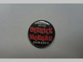 Derrick Morgan, Jamaica,  odznak priemer 25mm