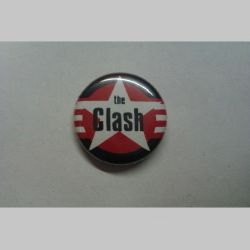 The Clash, odznak, priemer 25mm