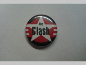 The Clash, odznak, priemer 25mm