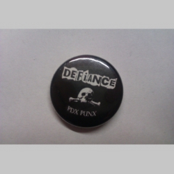 Defiance, odznak, priemer 25mm