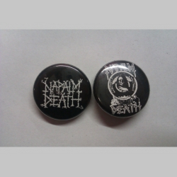 Napalm death, odznak priemer 25mm cena za 1ks (počet kusov a konkrétny model napíšte na konci objednávky do rubriky KOMENTÁR)