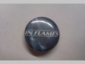 In Flames, odznak priemer 25mm
