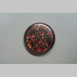 Pentagram, odznak priemer 25mm