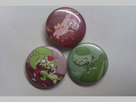 Happy Tree Friends, odznak priemer 25mm cena za 1ks 