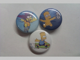 Bart simpson, odznak priemer 25mm cena za 1ks 