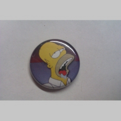 Homer Simpson, odznak priemer 25mm 