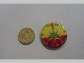 Ganja Peace, odznak väčší cca. 30mm