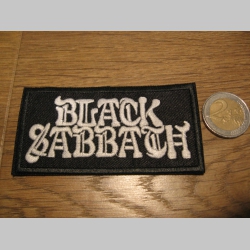 Black Sabbath nažehľovacia nášivka vyšívaná (možnosť nažehliť alebo našiť na odev) Black Sabbath nažehľovacia nášivka vyšívaná (možnosť nažehliť alebo našiť na odev)