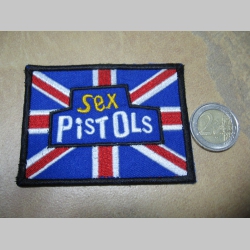 Sex Pistols  nažehľovacia vyšívaná nášivka (možnosť nažehliť alebo našiť na odev)