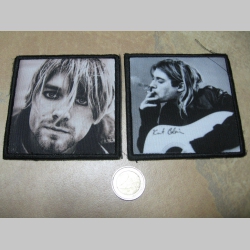 Nirvana Kurt Cobain  ofsetová nášivka po krajoch obšívaná cca. 9x9cm  cena za 1ks!!!