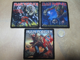 Iron Maiden  ofsetová nášivka po krajoch obšívaná cca. 9x9cm  cena za 1ks!!!
