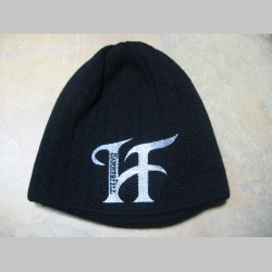Hammerfall, zimná čiapka s vyšívaným logom, čierna 100%akryl (univerzálna veľkosť)